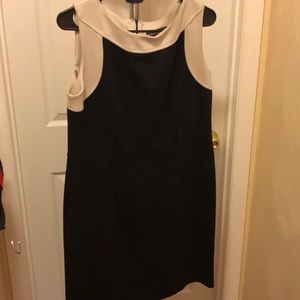 Black and Tan Dana Buchanan sheath dress size 12